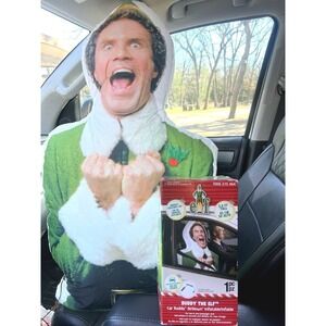 Buddy The Elf Airblown Inflatable, Car passenger Seat‎ Buddy by Gemmy Open Box